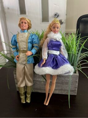 Barbie as Rapunzel & Rapunzel Ken Prince Stefan doll
